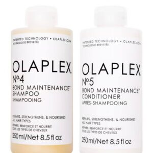 2 piece no.4 bond maintenance shampoo and no.5 conditioner set white 250x2ml
